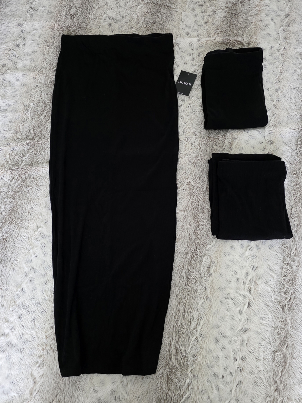 Bundle Of 3- NEW Ribbed Midi Pencil Skirts Medium